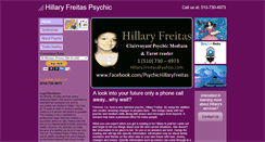 Desktop Screenshot of hillaryfreitas.com